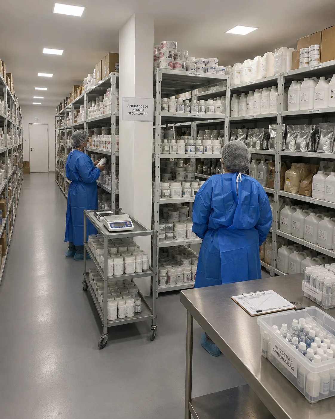Depósito de materias primas aprobadas en Power Green Lab — Blondas Labs S.A.