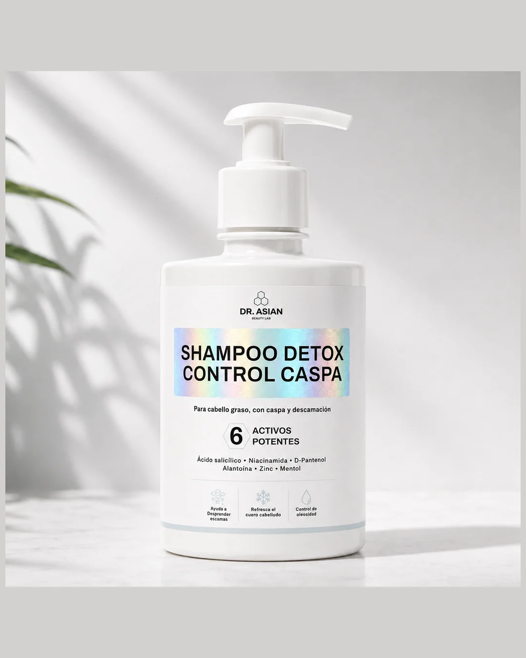 Shampoo Detox Control Caspa para caspa y cabello graso — Dr. Asian · Blondas Paraguay