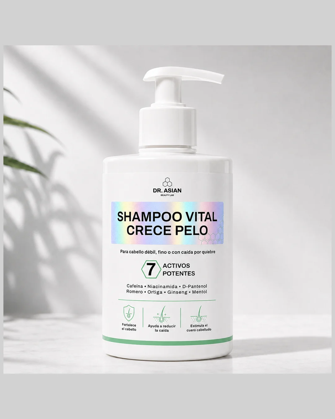 Shampoo Vital Crece Pelo para caída y crecimiento del cabello — Dr. Asian · Blondas Paraguay