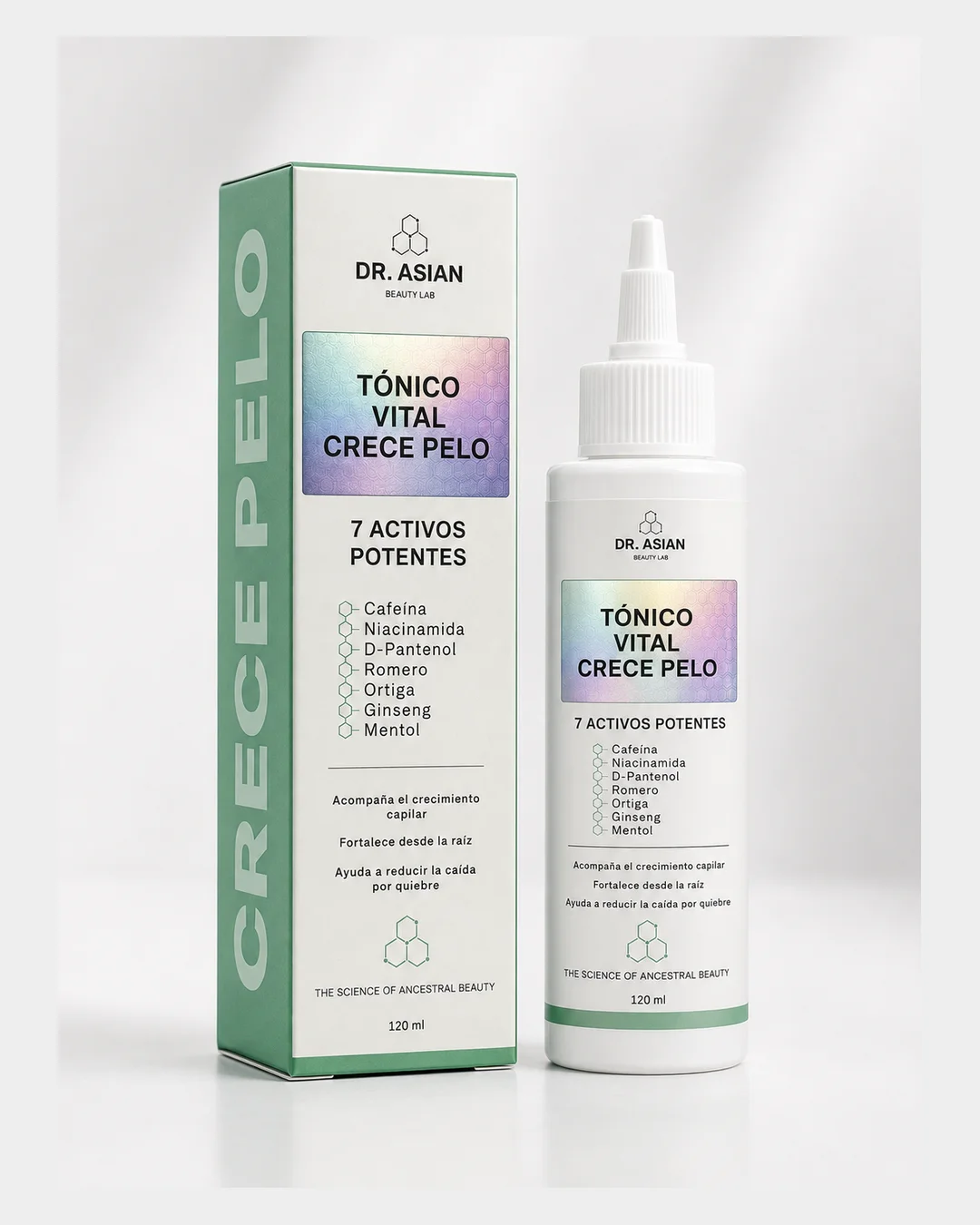 Tónico Vital Crece Pelo para caída y fortalecimiento del cabello — Dr. Asian · Blondas Paraguay